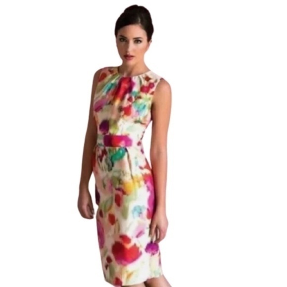 NWT Kate Spade WATERCOLOR Bowden Dress SIZE 6 $398 new with tags NWT - Picture 14 of 16